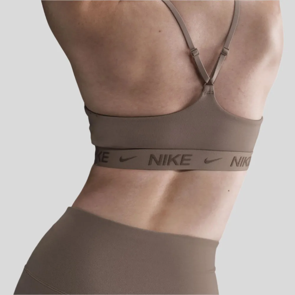 Womens Women's T-shirts, women's tops, women's summer styles, sports vests, running tops Indy Light Support Bra - Mink Brown/Ironstone