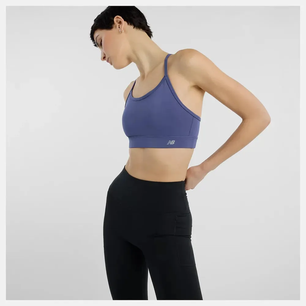 Womens Women's T-shirts, women's tops, women's summer styles, sports vests, running tops NB Essential Yoga Bra - Dream State