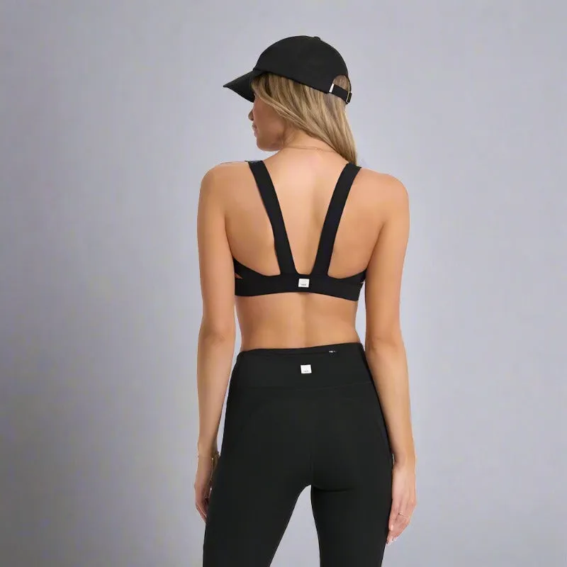 Womens Women's T-shirts, women's tops, women's summer styles, sports vests, running tops Stride Bra - Black